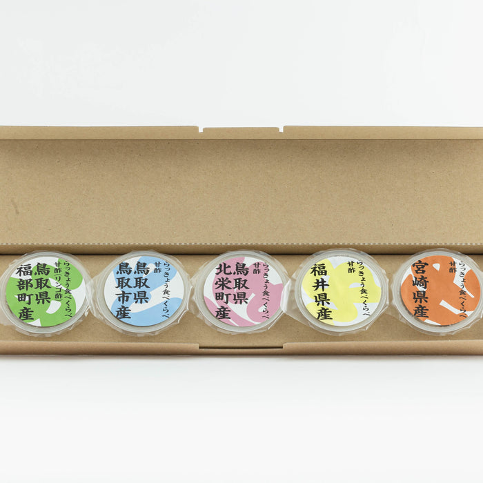 甘酢らっきょう五産地食べくらべセット